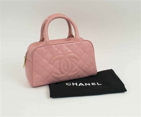 chanel pink bowler bag|chanel bowling bag price.